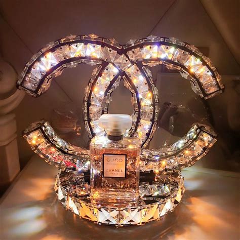 chanel crystal lamp|chanel light bulb.